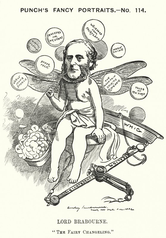 Yumruk karikatürü: Edward Knatchbull-Hugessen by Edward Linley (after) Sambourne