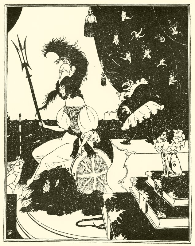 Britannia ve Beardsley by Edward Tennyson Reed
