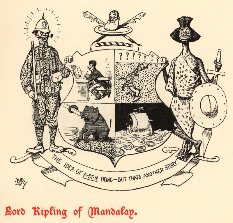 Mandalay Lordu Kipling (gravür) by Edward Tennyson Reed