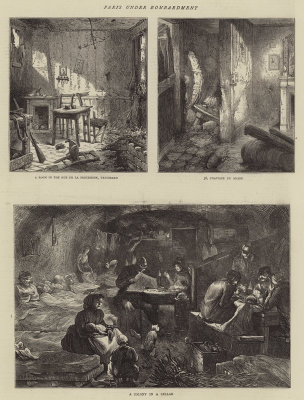 Paris Bombardıman Altında by Edwin Buckman