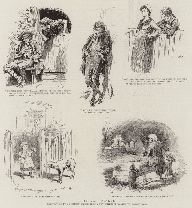 Rip Van Winkle by Edwin Buckman