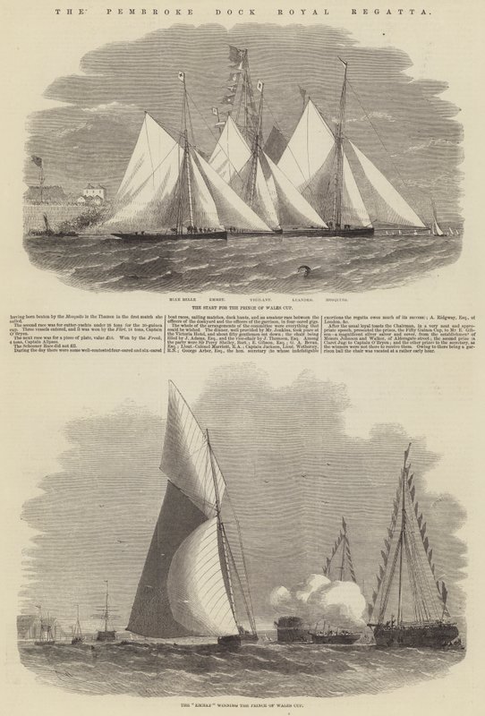 Pembroke Dock Kraliyet Regatta by Edwin Weedon