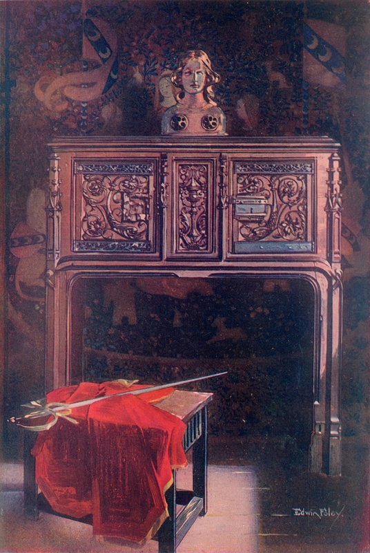 Oyma Meşe Dressoir-Louis XII by Edwin John Foley