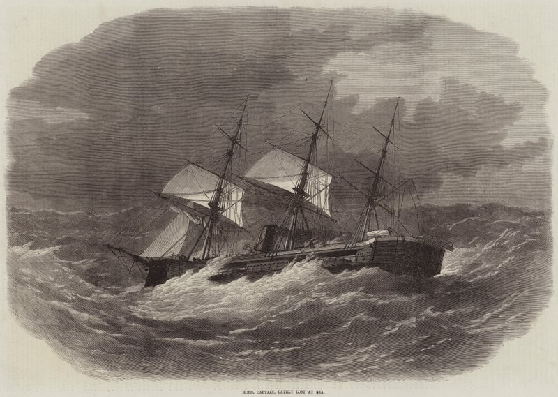 HMS Kaptanı, son zamanlarda Denizde kayboldu by Edwin Weedon