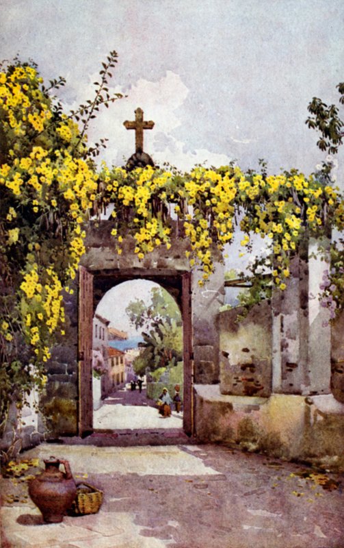 Bir Şapel Kapısı (renkli taş) by Ella Du Cane