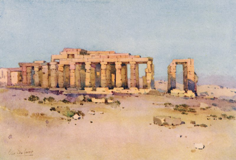 Ramesseum (renkli taş) by Ella Du Cane