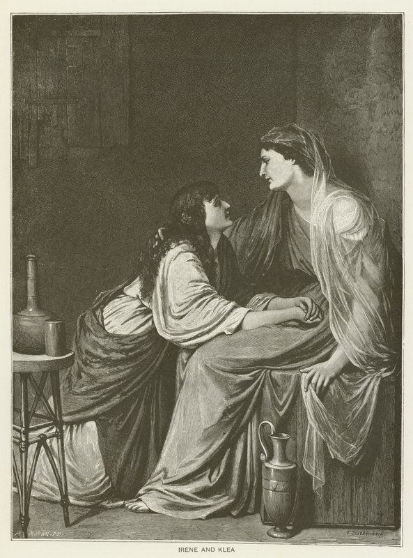 Irene ve Klea by Emil Teschendorff