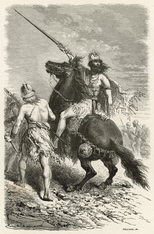 Demir Çağında Savaşçılar by Emile Antoine Bayard