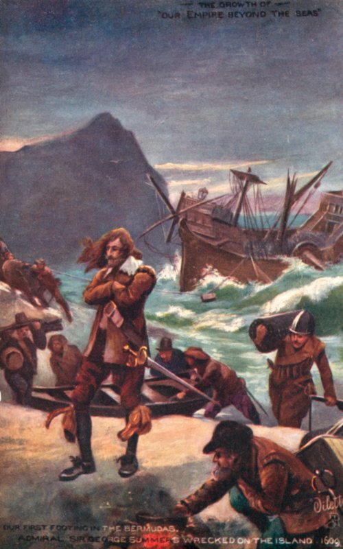 Amiral Sir George Summers, 1609 Bermudalar
