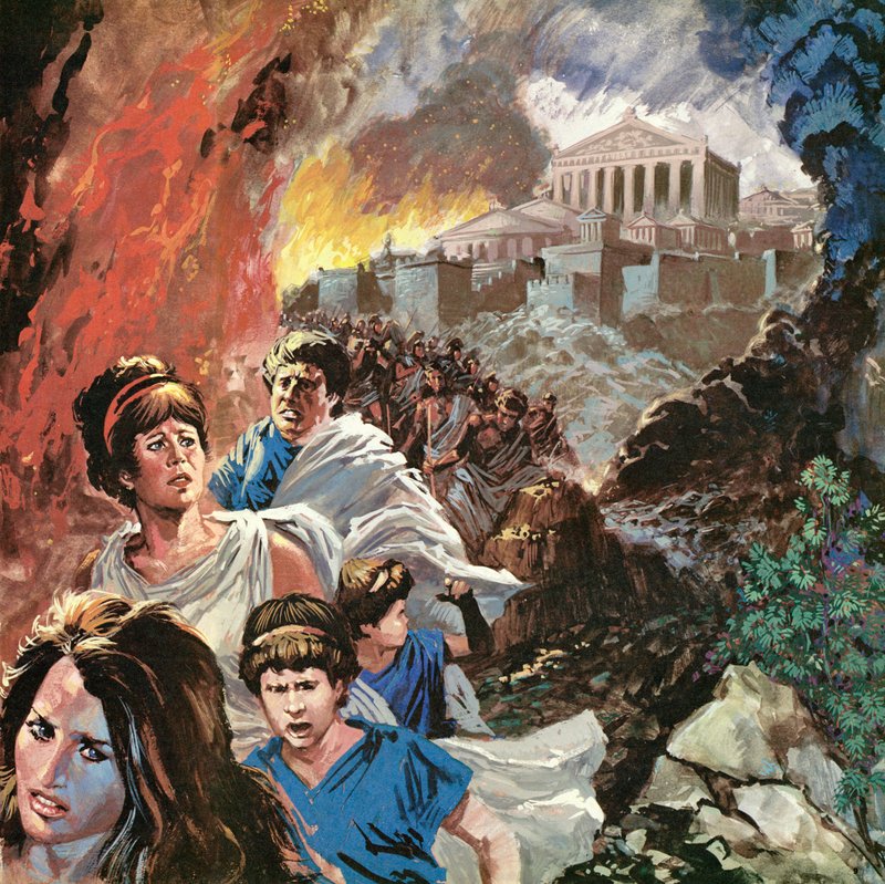 Atina yanıyor by English School