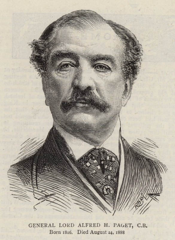 Genel Lord Alfred H Paget; CB by English School