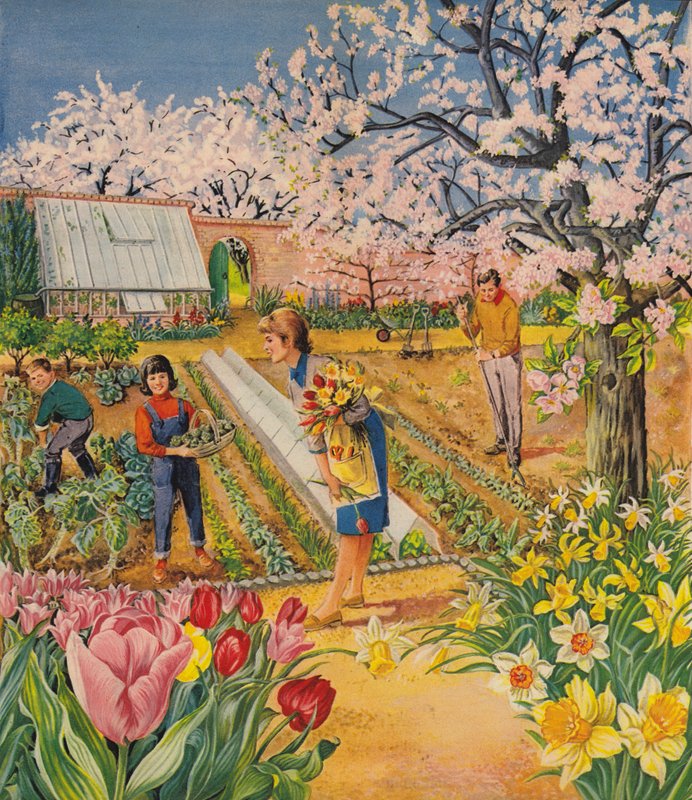 Baharda bahçe by English School