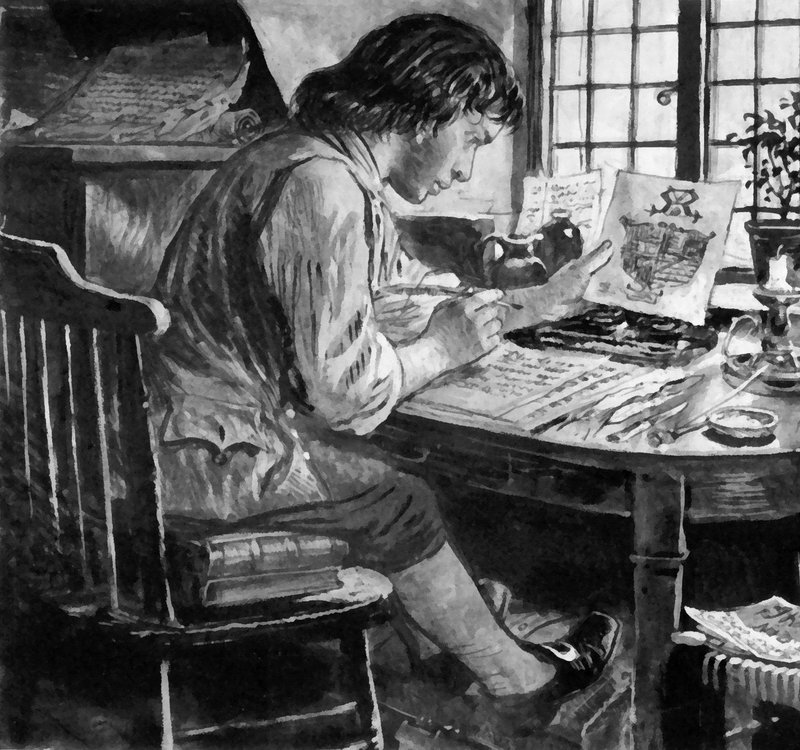 Thomas Chatterton, sahtekar by English School