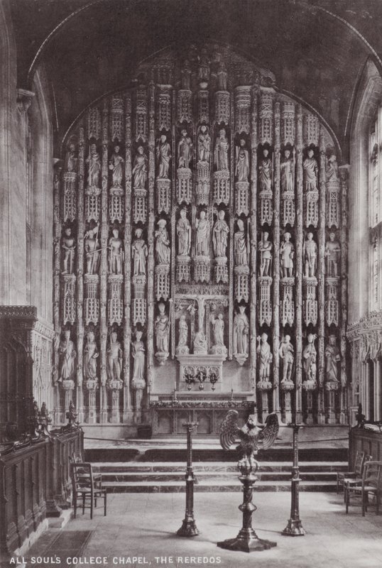 All Souls College Şapeli, Reedos by English Photographer