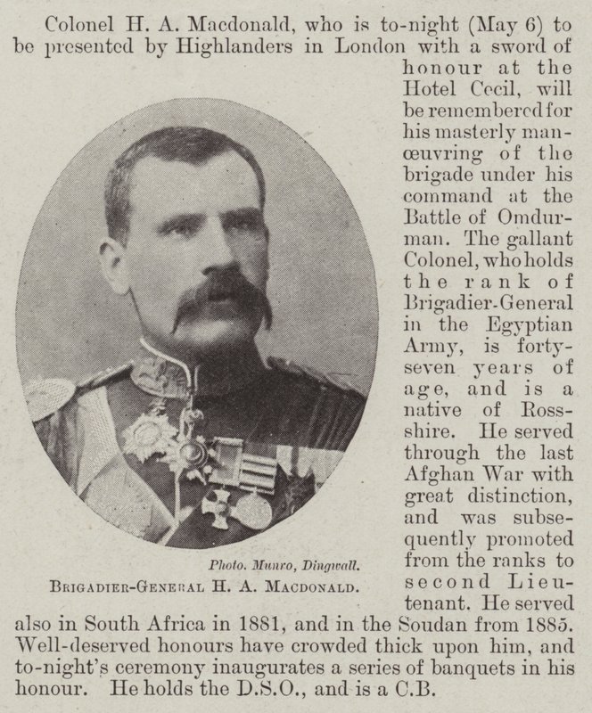Tuğgeneral HA Macdonald by English Photographer