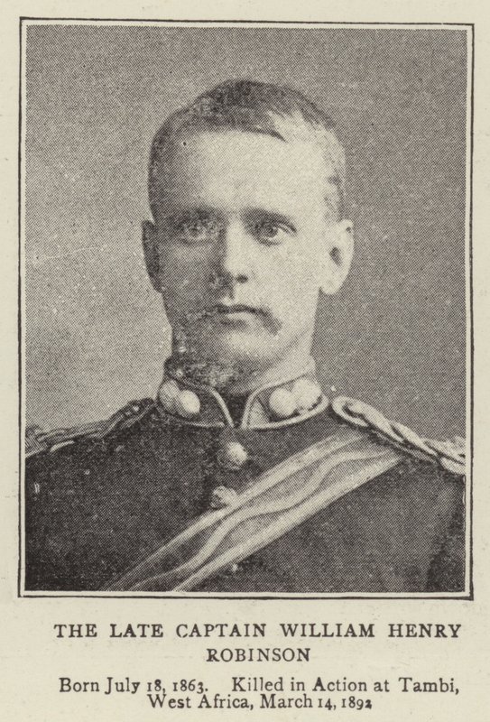 Kaptan William Henry Robinson by English Photographer