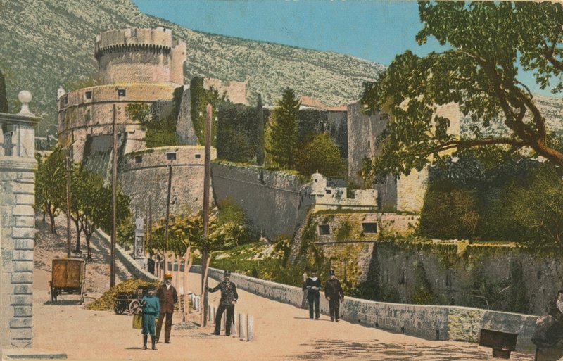 Kale. 1913 yılında gönderilen kartpostal. by English Photographer