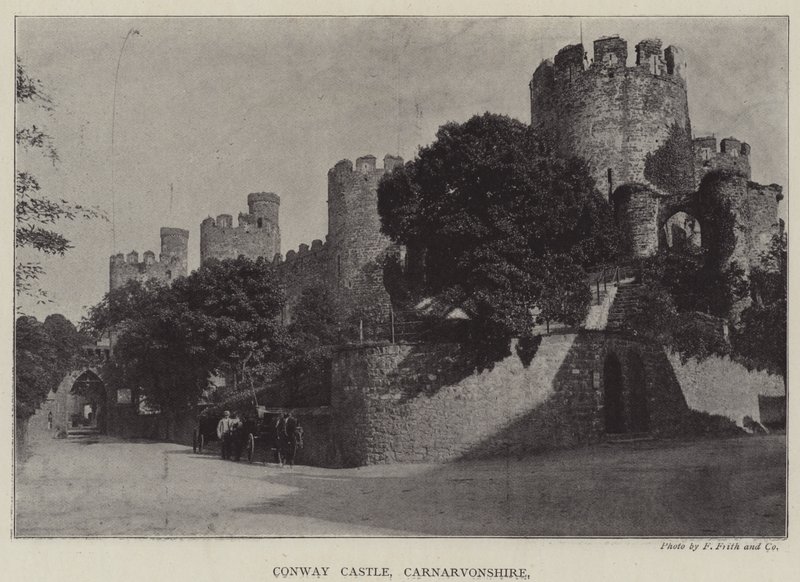 Conway Kalesi, Carnarvonshire by English Photographer
