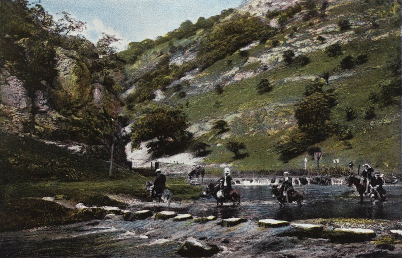 Dovedale, Basamak Taşları by English Photographer
