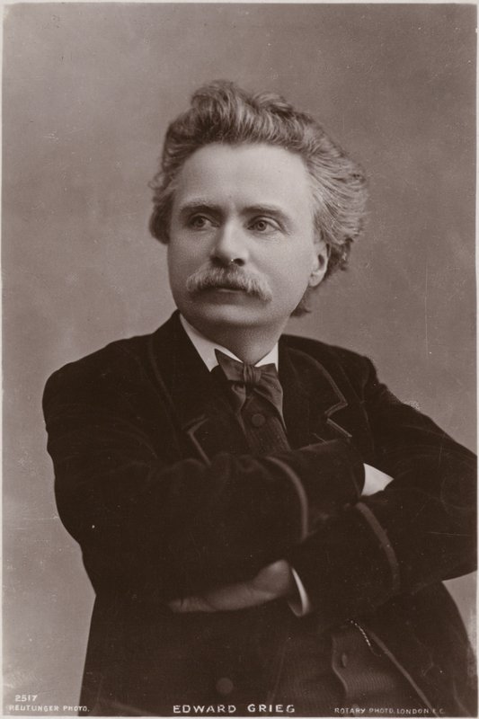 Edvard Grieg by English Photographer