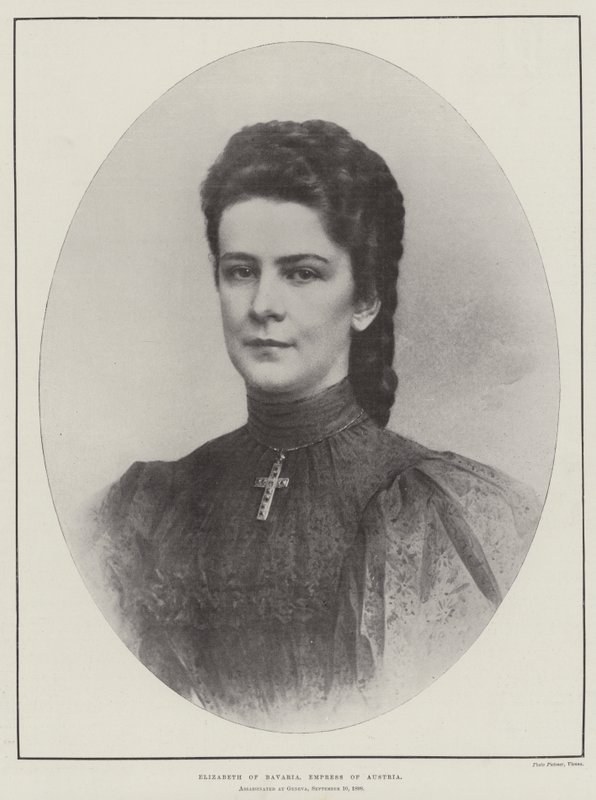 Bavyera Elizabeth, Avusturya İmparatoriçesi by English Photographer