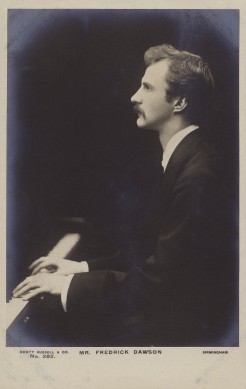 Frederick Dawson, İngiliz piyanist by English Photographer