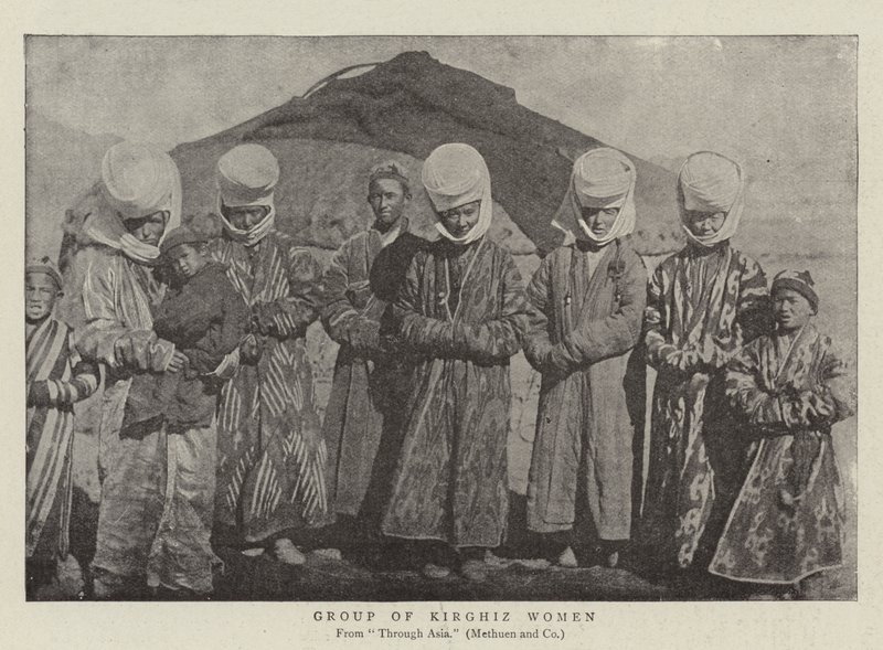 Kırgız Kadınlar Grubu by English Photographer