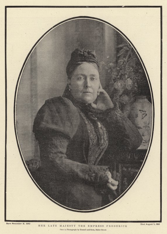 Rahmetli Majesteleri İmparatoriçe Frederick by English Photographer