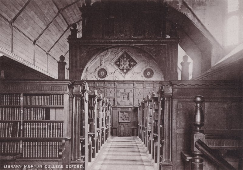 Kütüphane Merton Koleji Oxford by English Photographer