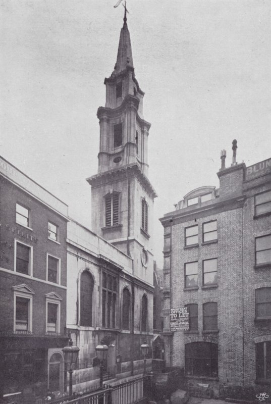 Londra Şehir Kiliseleri: St Vedast (s/b fotoğraf) by English Photographer