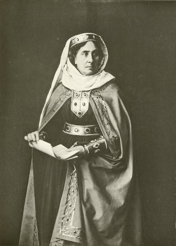 Madam Ristori Lady Macbeth olarak (gravür) by English Photographer