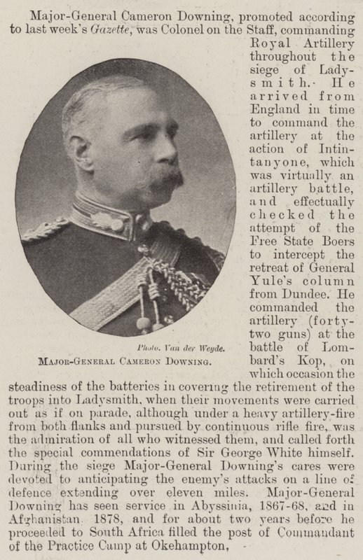 Tümgeneral Cameron Downing by English Photographer