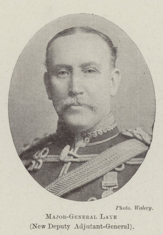 Tümgeneral Laye, Yeni Adjutant-Genel by English Photographer