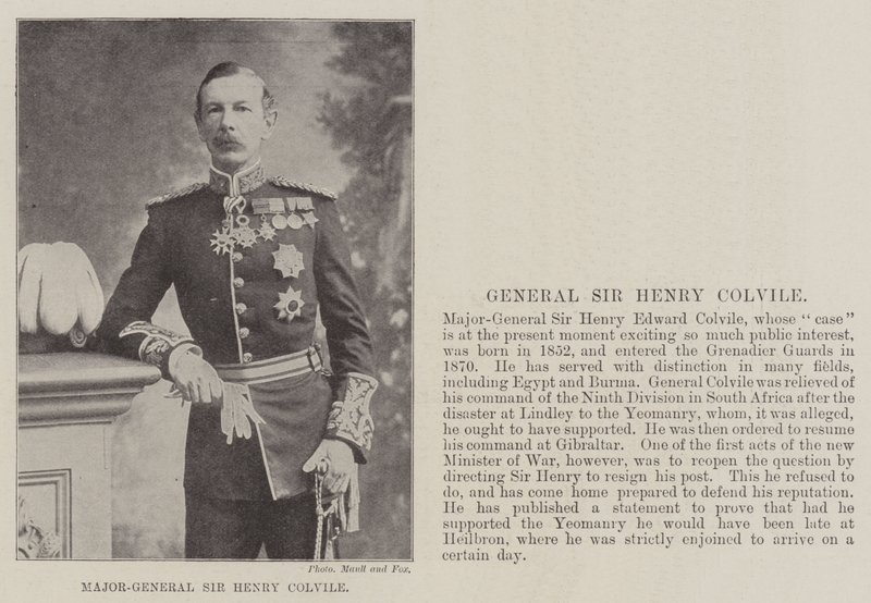 Tümgeneral Sir Henry Colvile by English Photographer