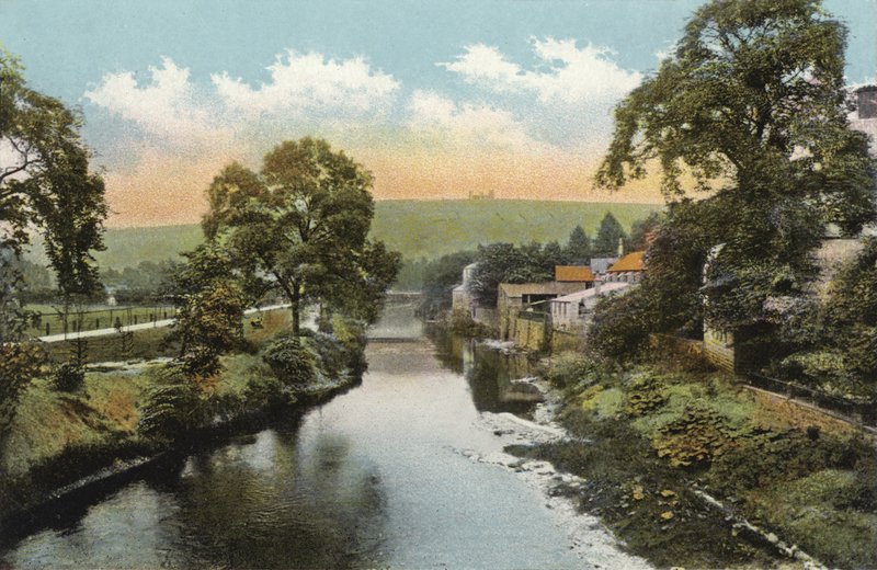 Matlock Köprüsü, Derwent Nehri üzerinde by English Photographer