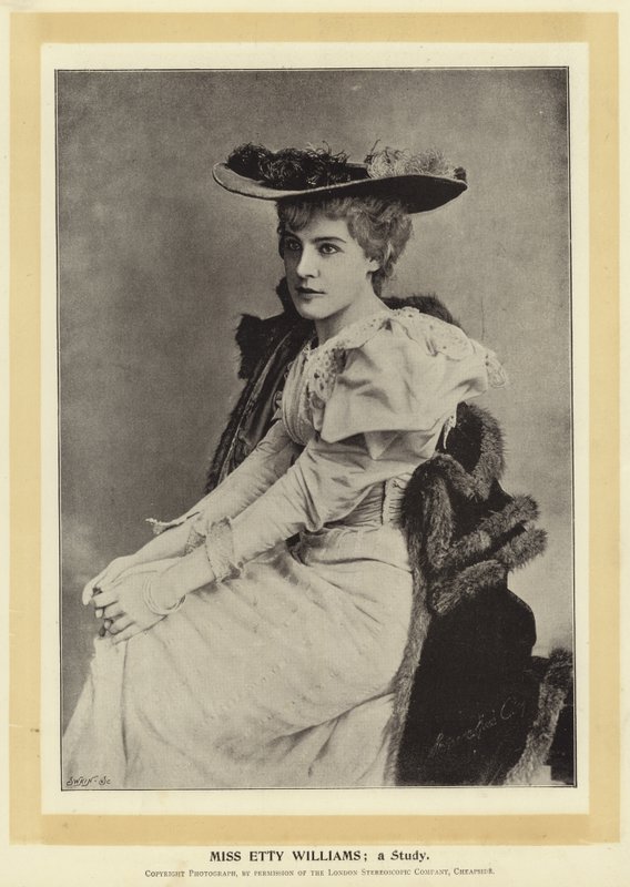 Bayan Etty Williams; Çalışma by English Photographer