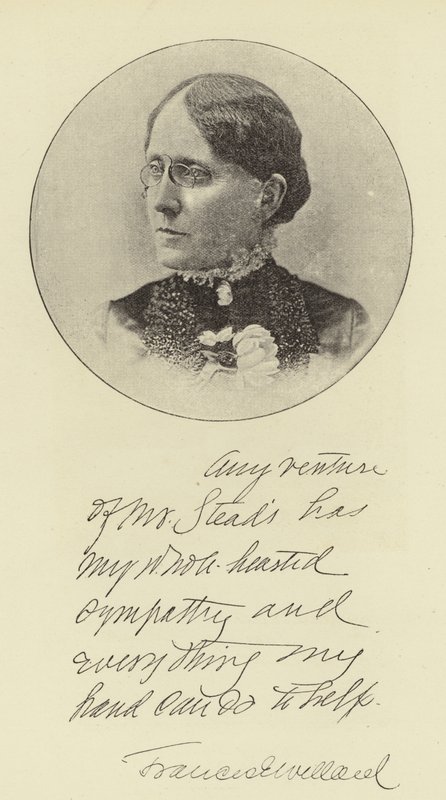 Bayan Frances E Willard by English Photographer