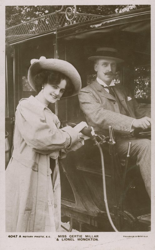 Bayan Gertie Millar ve Lionel Monckton by English Photographer