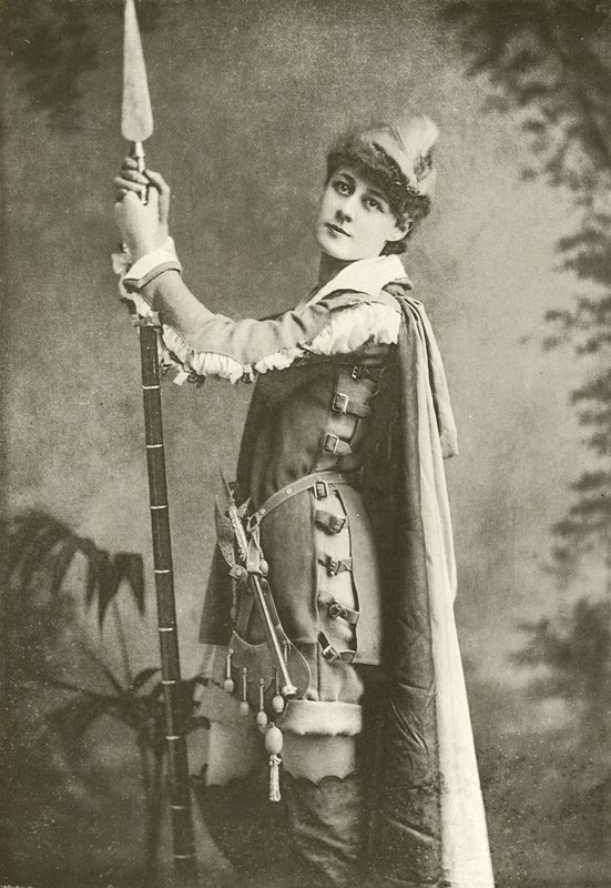 Bayan Violet Vanbrugh Rosalind olarak (gravür) by English Photographer