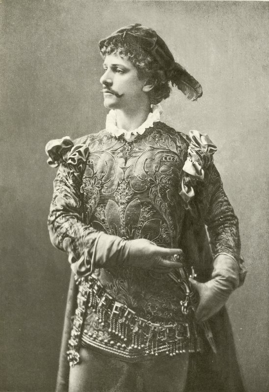 Bay William Terriss Mercutio olarak (gravür) by English Photographer