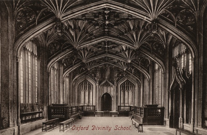 Oxford, İlahiyat Okulu (s/b fotoğraf) by English Photographer