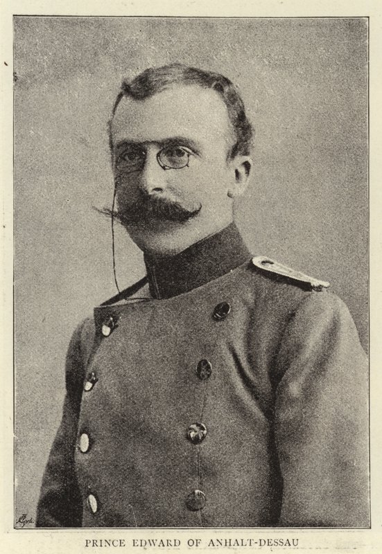 Anhalt-Dessau Prensi Edward by English Photographer