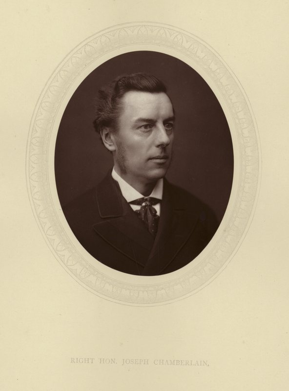 Sağ Hon. Joseph Chamberlain by English Photographer