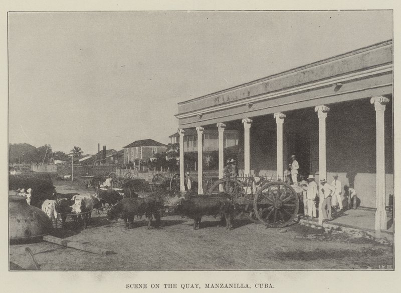 Rıhtımda Sahne, Manzanilla, Küba by English Photographer