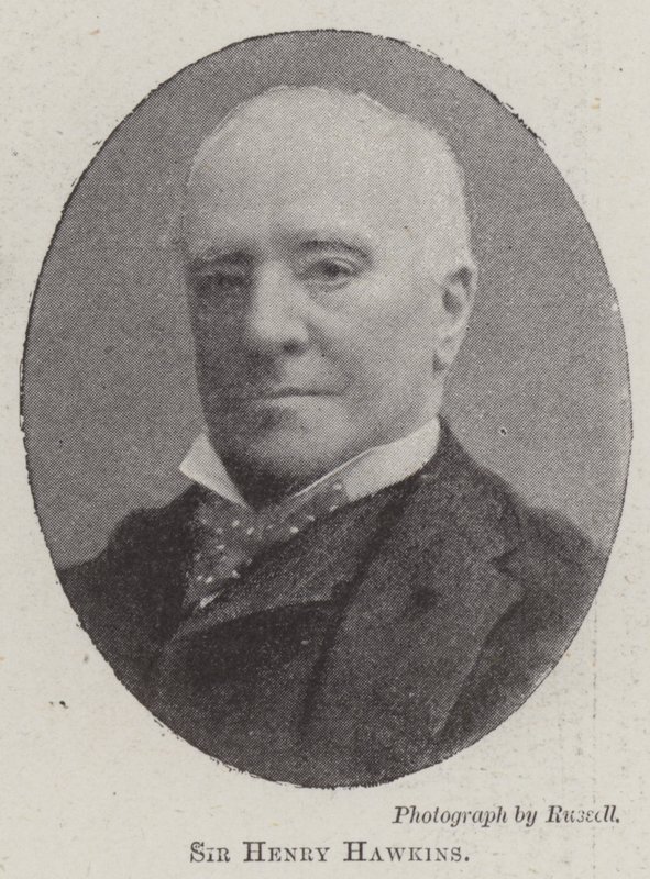 Sir Henry Hawkins by English Photographer