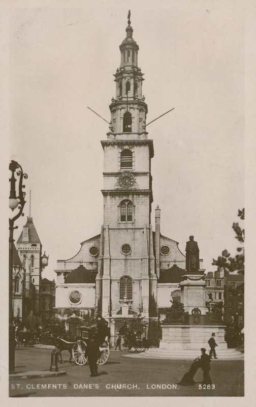 St Clements Danes Kilisesi, Londra by English Photographer
