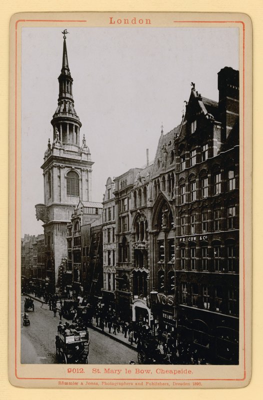 St Mary le Bow, Cheapside, Londra by English Photographer