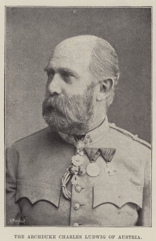 Avusturya Arşidükü Charles Ludwig by English Photographer