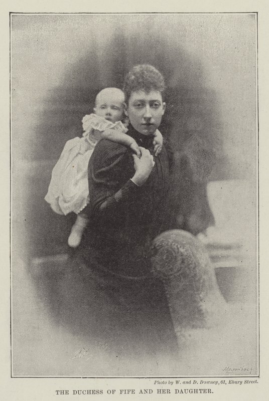 Fife Düşesi ve kızı by English Photographer