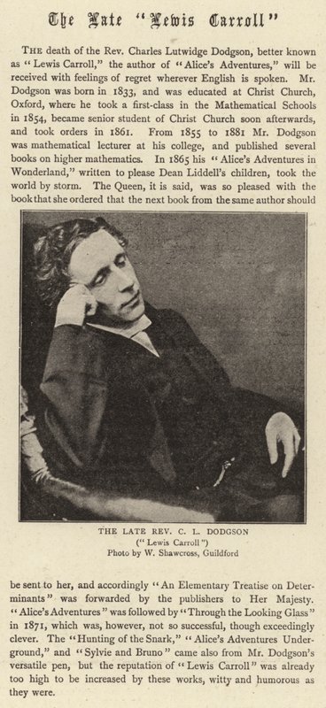 Geç Lewis Carroll by English Photographer